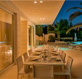 Luxury 6 Bedroom Brac Island Beach Front Villa With Heated Infinity Pool and lift near Sumartin sleeps 12